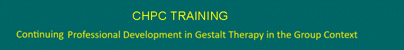 professional training in gestalt and group work